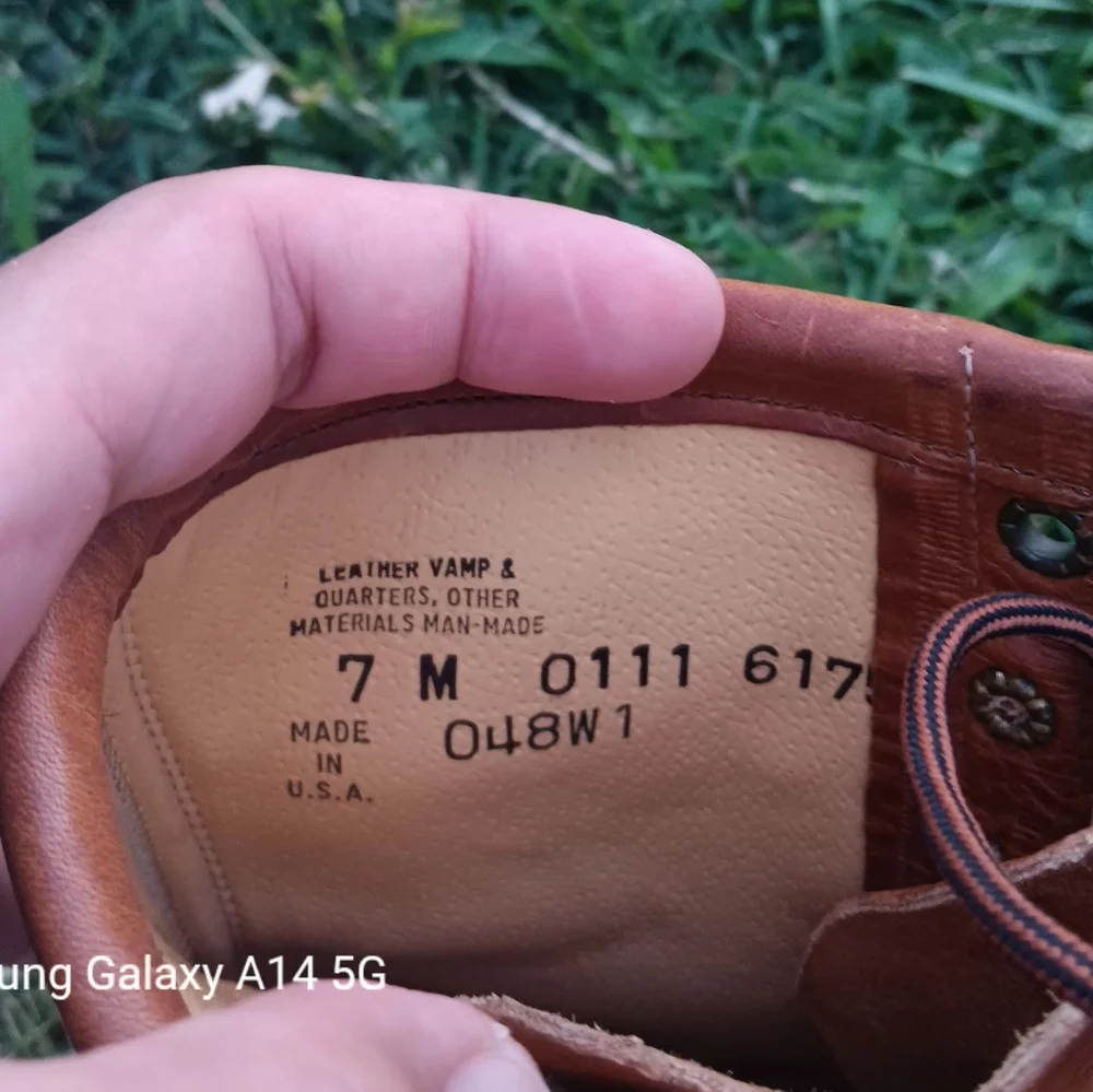 Laredo Cowgirl Leather Boots Women's 7M Brown Lace Up Western Booties - Picture 5 of 6